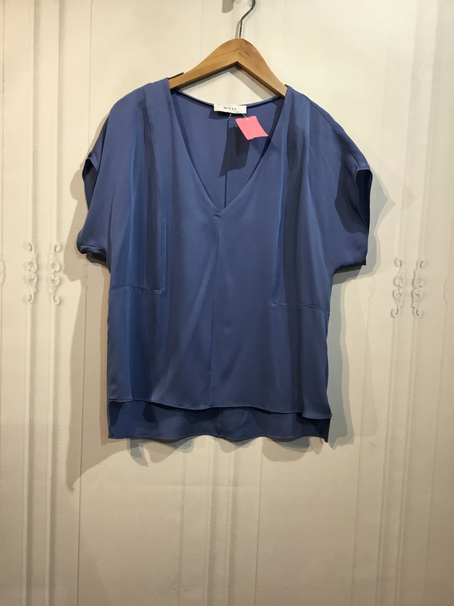 MILLY Size Large Blue Tops