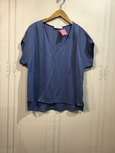 MILLY Size Large Blue Tops
