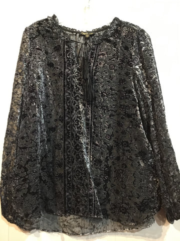 NWT Dalia Size Medium Black Tops