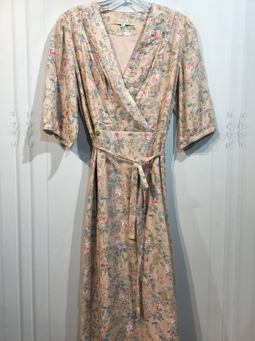 Moli Fusu Size L/12-14 Dusty Pink Print Dress