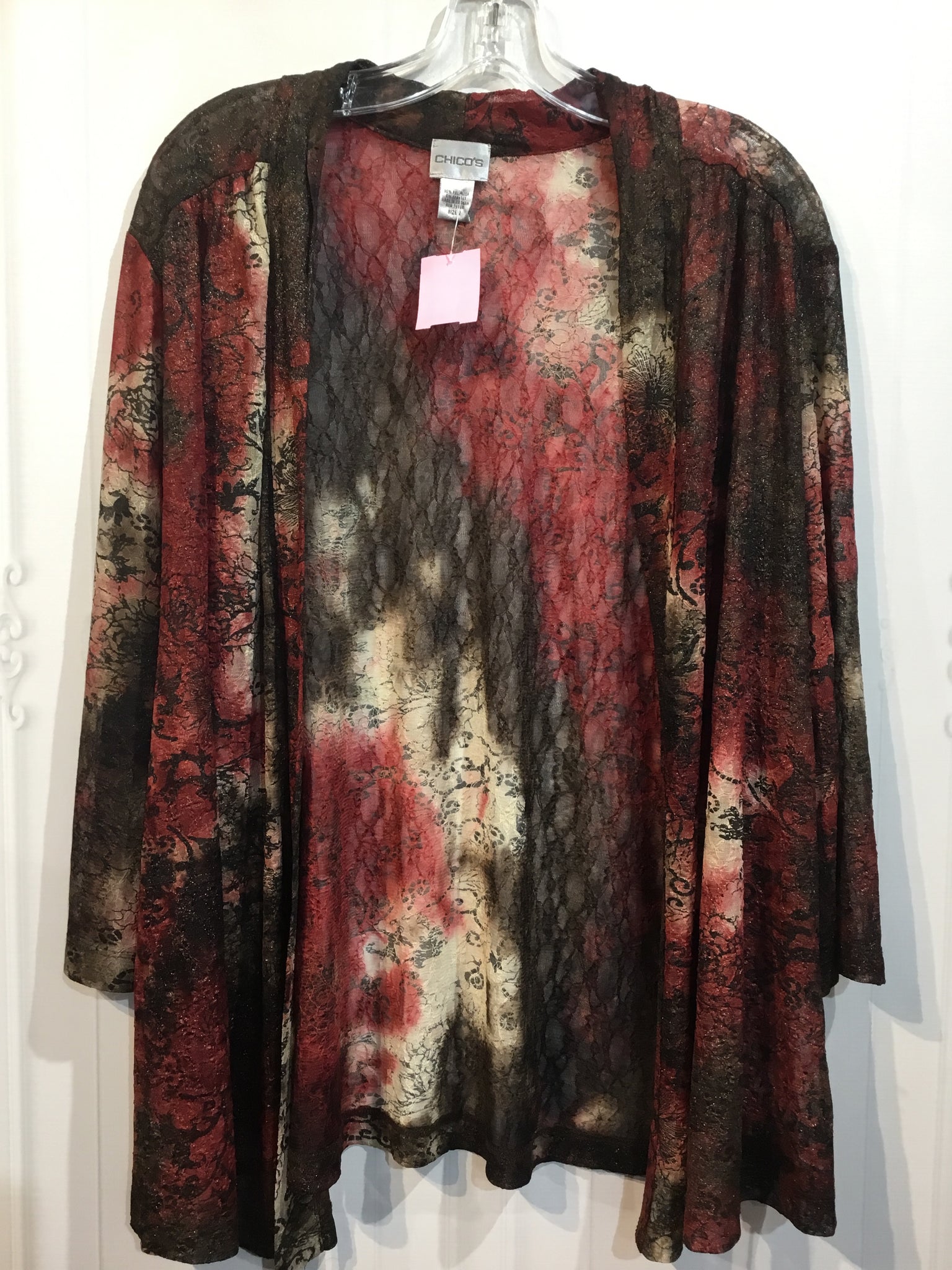 CHICO'S Size L/12 Red Tops