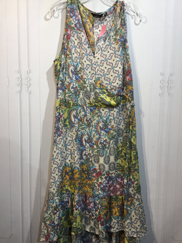 Mlle Gabrielle Size 1X White DRESS/1 PIECE