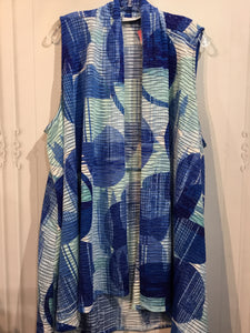 Susan Graver Size Extra Large Blue Tops