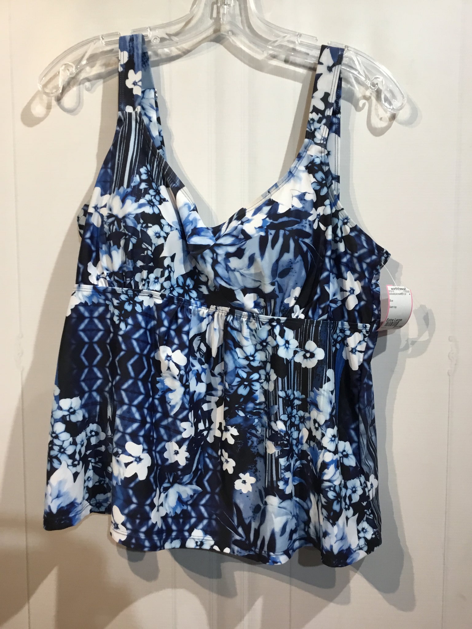 Size Extra Large Blue SWIMWEAR/COVER UP
