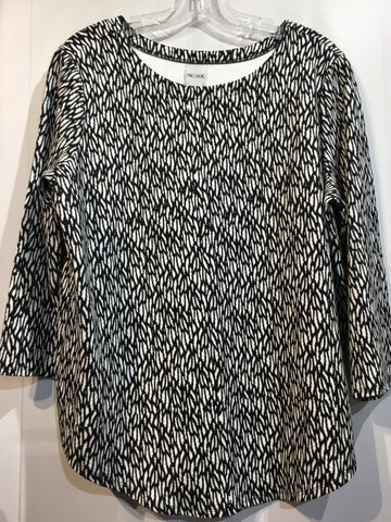 Nic & Zoe Size Large Black Tops