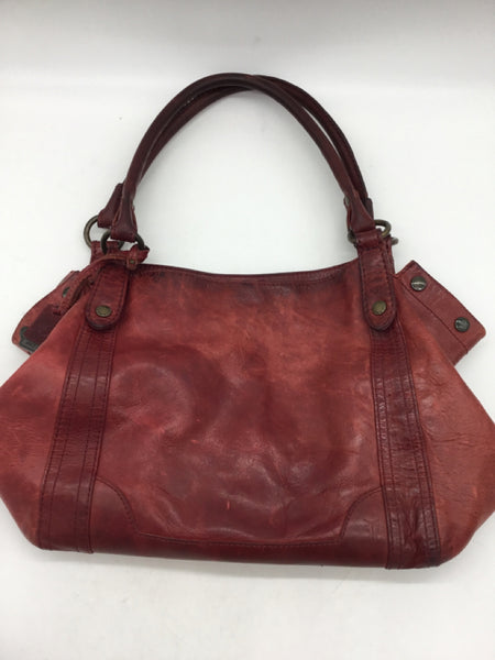 LUXURY Frye Size Large Red Purses/Wallets