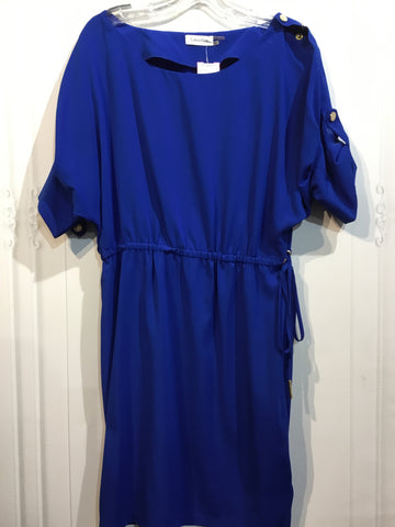 Calvin Klein Size M/10 Blue DRESS/1 PIECE
