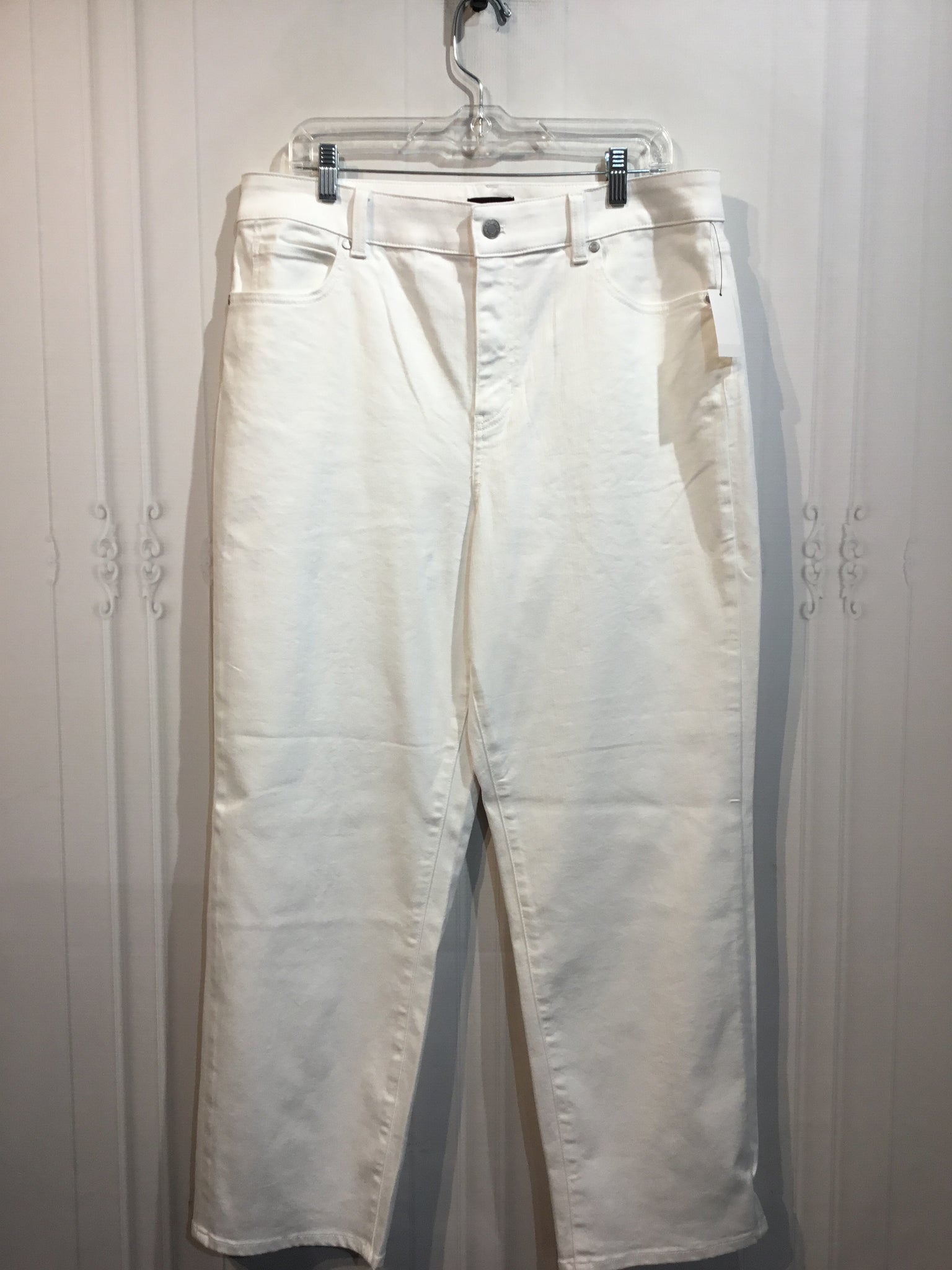 Talbots Size LP White Bottoms