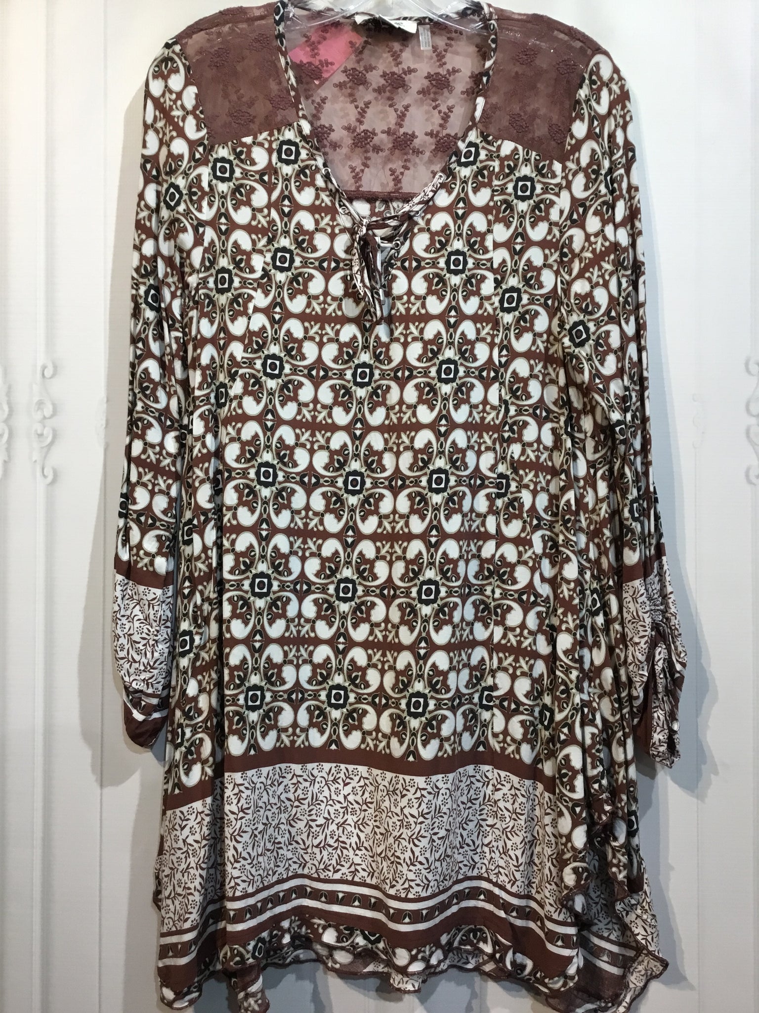 Simply Noelle Size Medium Brown DRESS/1 PIECE
