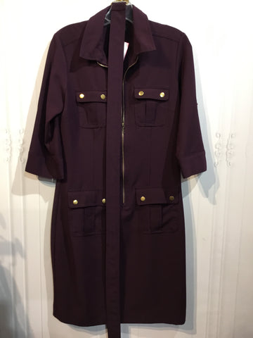 Sharagano Size S/4 Purple DRESS/1 PIECE