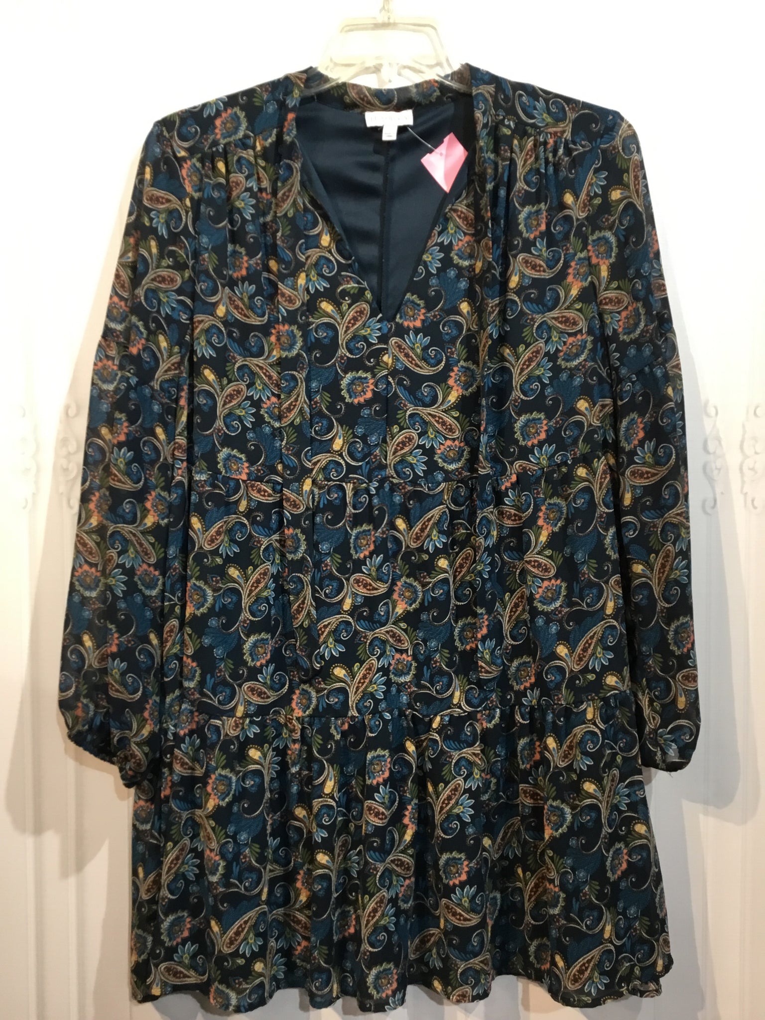 Luxology Size Large Black DRESS/1 PIECE