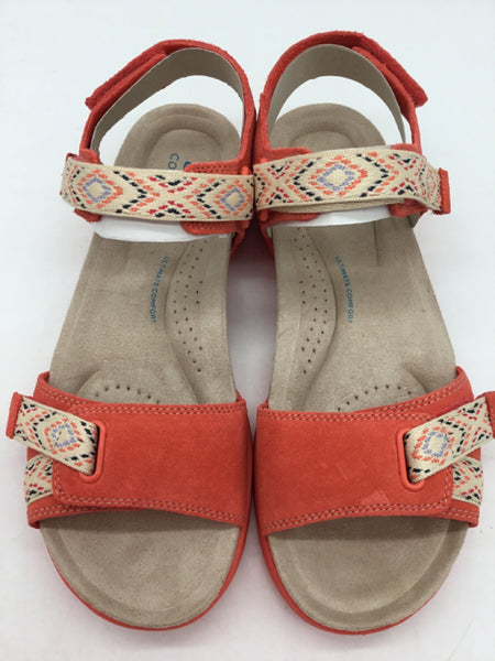 Clarks Size 7 Orange Shoes