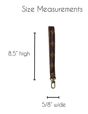 UPCYCLED Louis Vuitton Handle/Wrist Strap