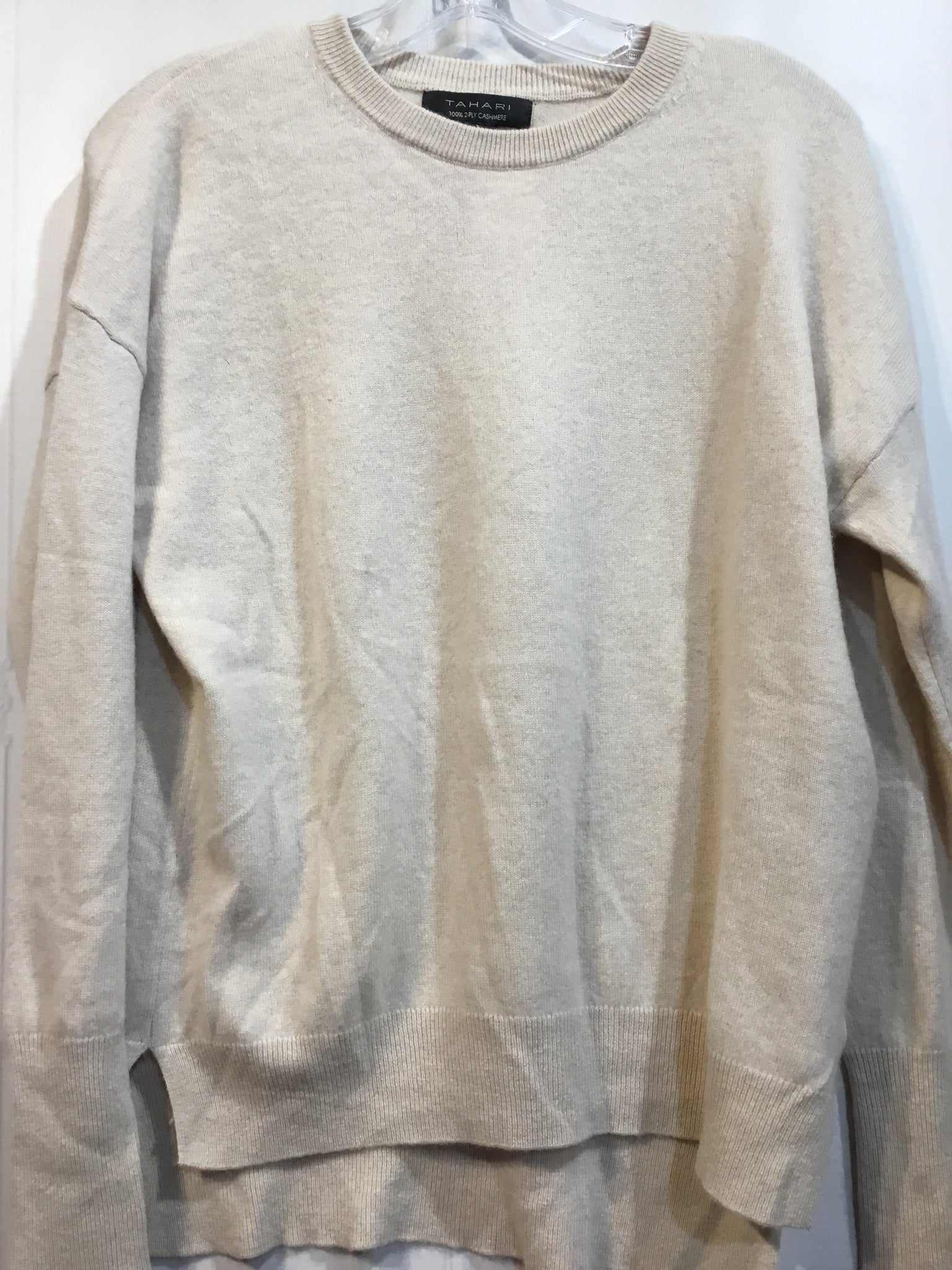 Tahari Size Medium Beige Tops