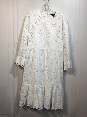 Banana Republic Size Large White DRESS/1 PIECE