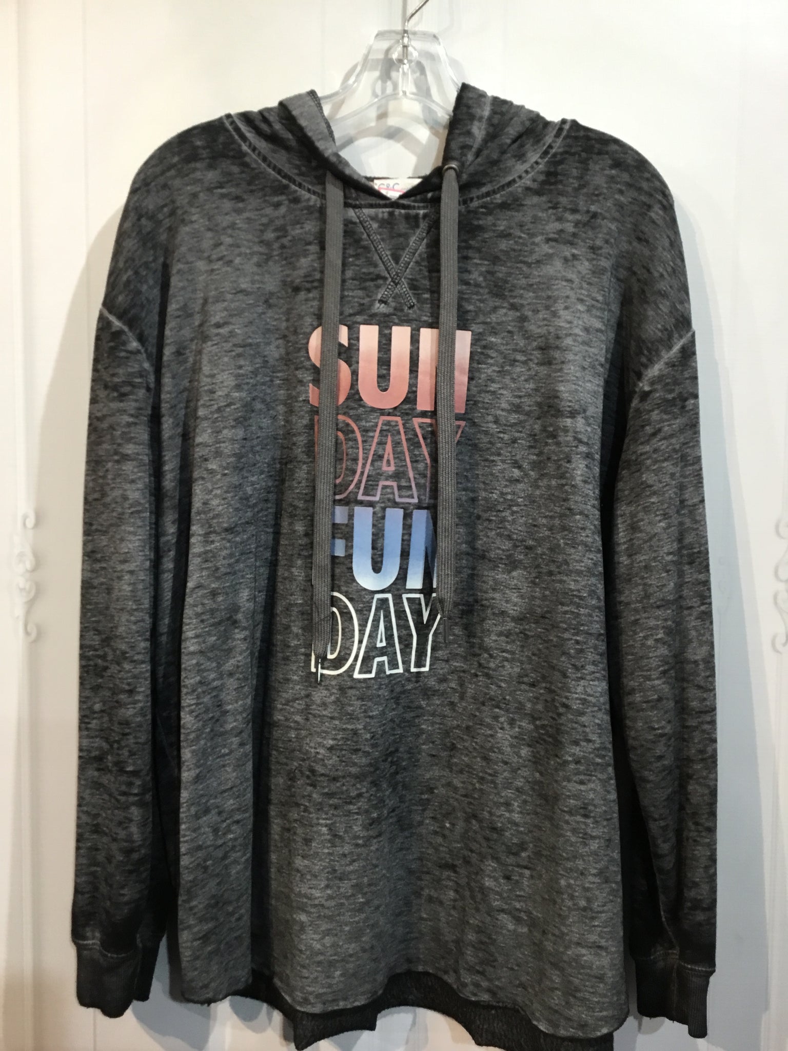 C&C California Size Extra Large Grey Tops