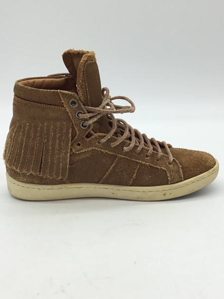 LUXURY Saint Laurent Paris Size 4.5 Brown Shoes