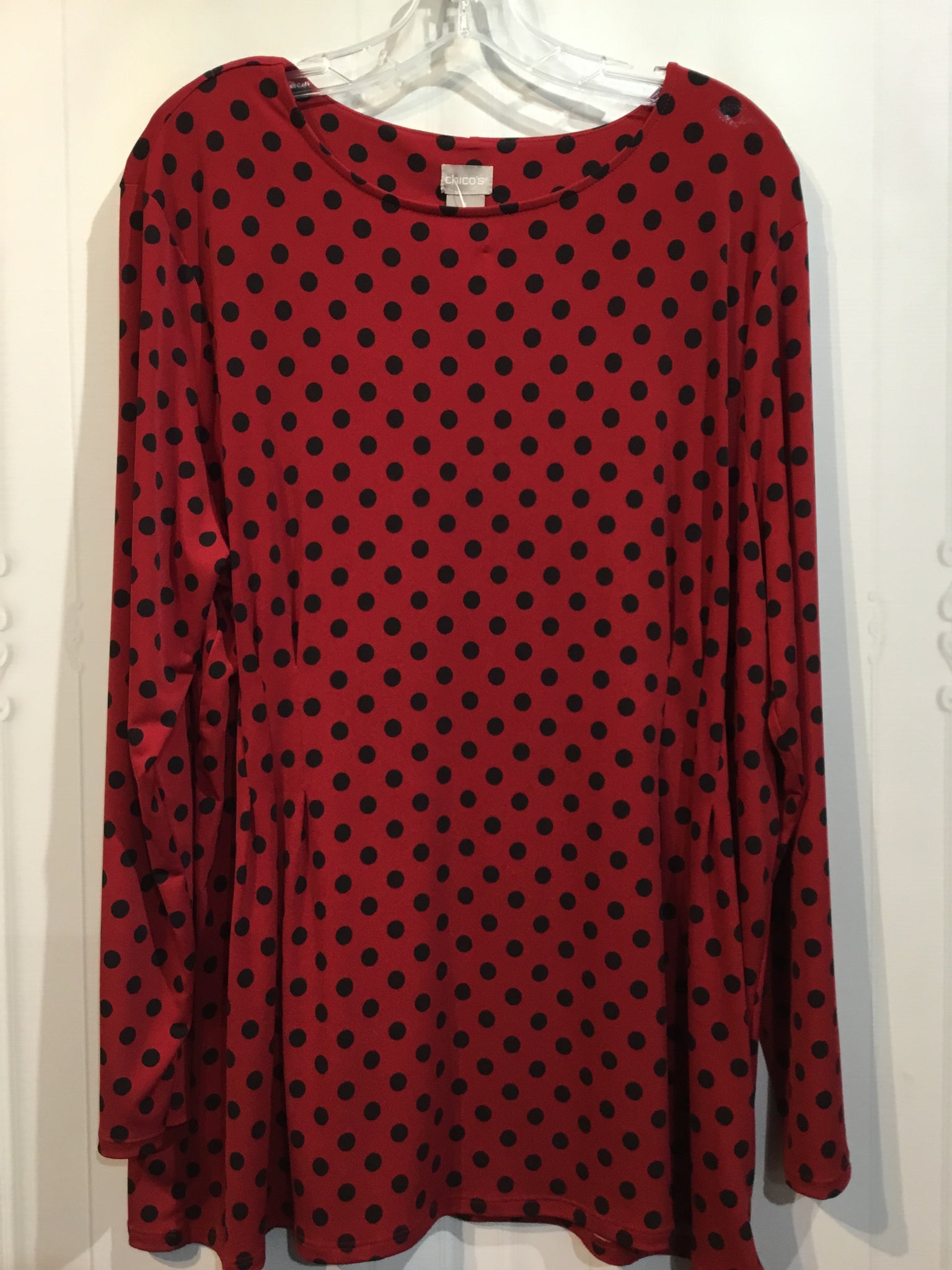 CHICO'S Size XL/16 Red Tops