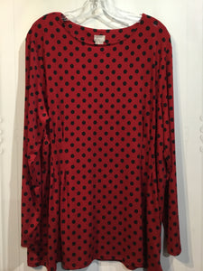 CHICO'S Size XL/16 Red Tops