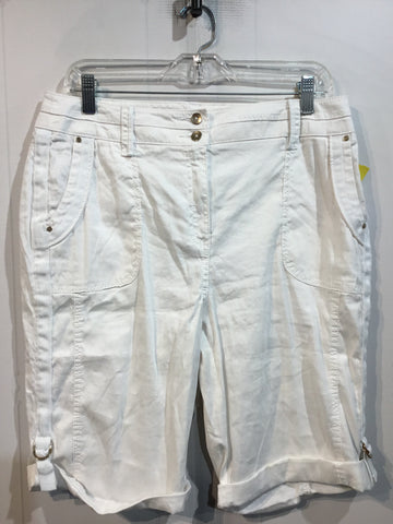 CHICO'S Size 1/Medium White Shorts