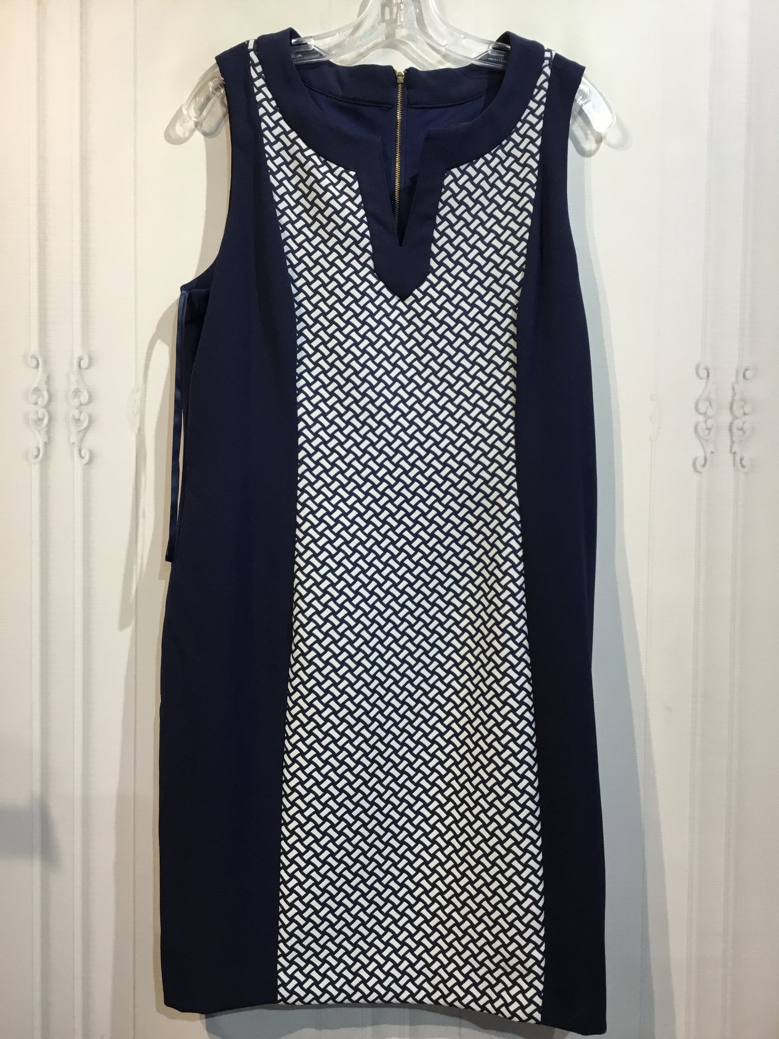 Tahari-Levine Studio Size L/14 Blue DRESS/1 PIECE