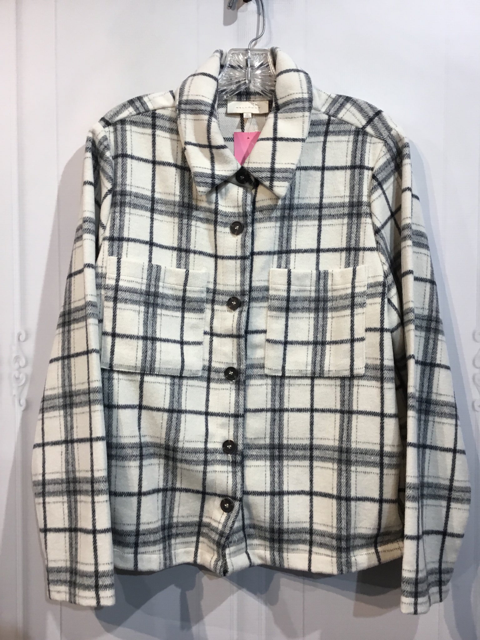 MELLODAY Size Medium White Tops