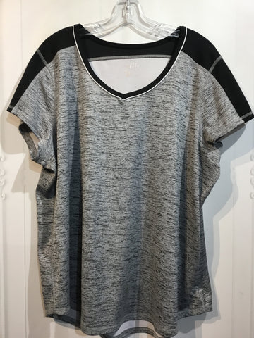 Made for Life Size 3X Grey Athletic Wear