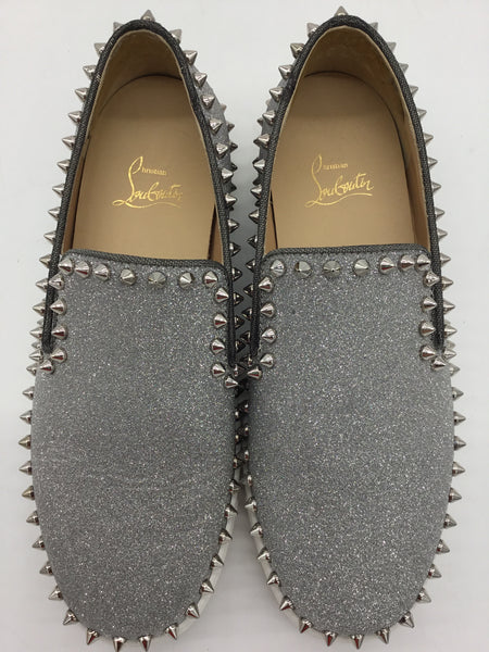 Christian Louboutin Size 8.5 Silver Shoes