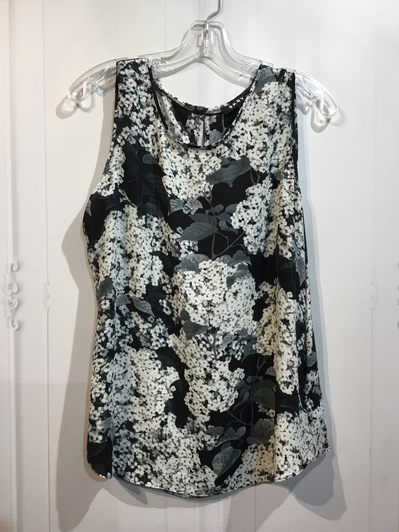 DKNY Size Large Black Tops