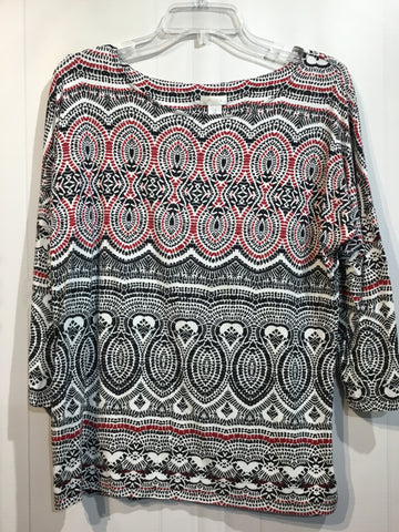 CHICO'S Size L/12 White Tops