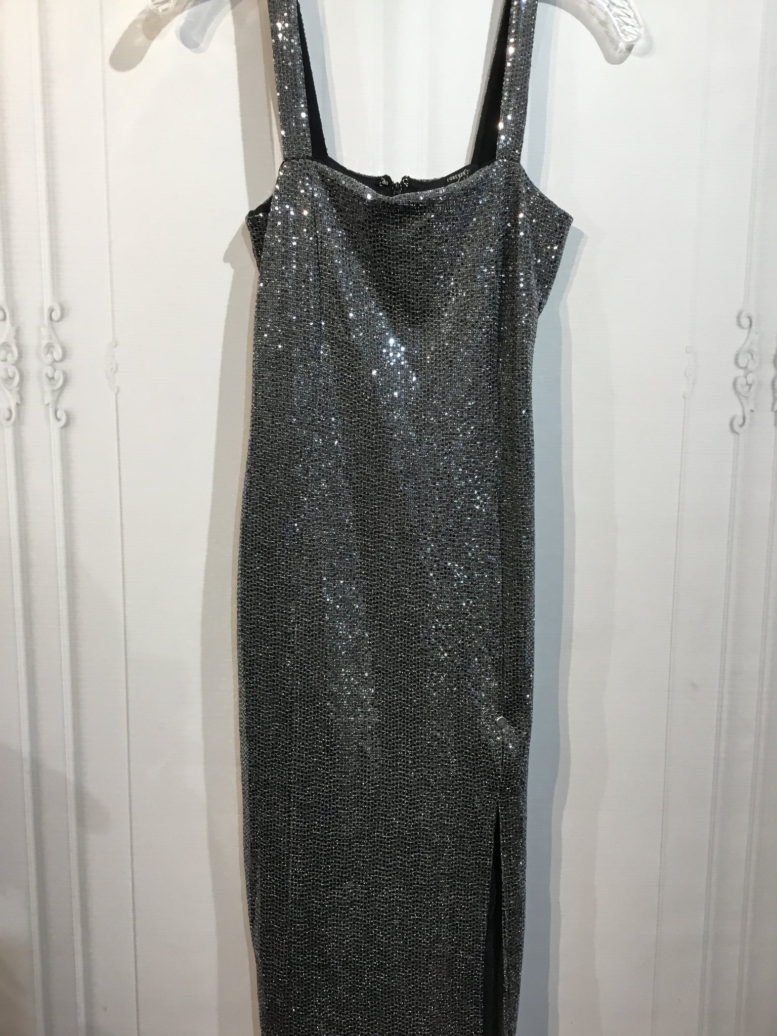 Forever21 Size Small Silver DRESS/1 PIECE