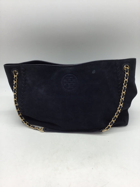 LUXURY Tory Burch Size Medium Blue Purses/Wallets