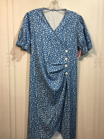 Size Medium Blue DRESS/1 PIECE