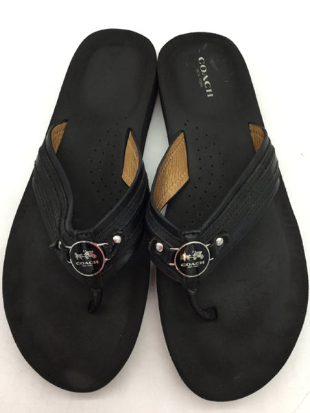 Coach Size 10 Black Shoes