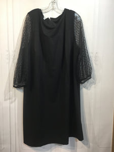 Talbots Size 3X Black DRESS/1 PIECE