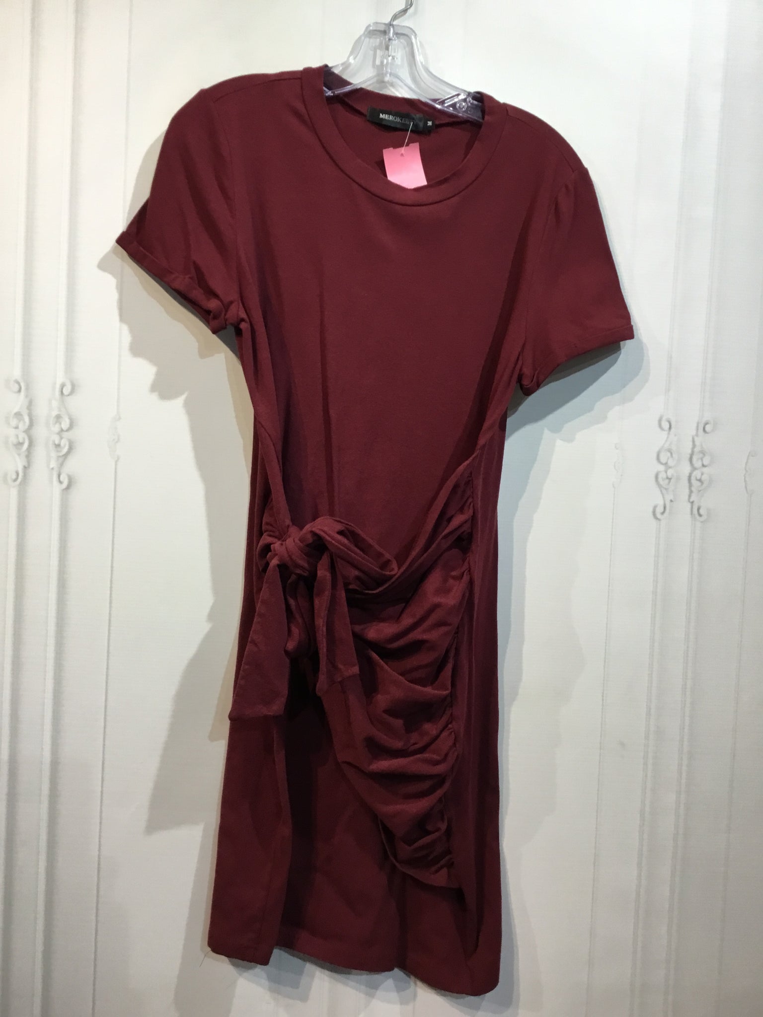 MEROKEETY Size Medium Red DRESS/1 PIECE