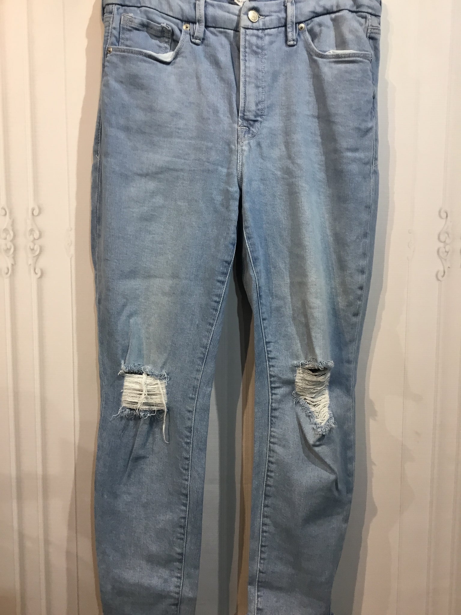 Good American Size M/10 Blue Bottoms