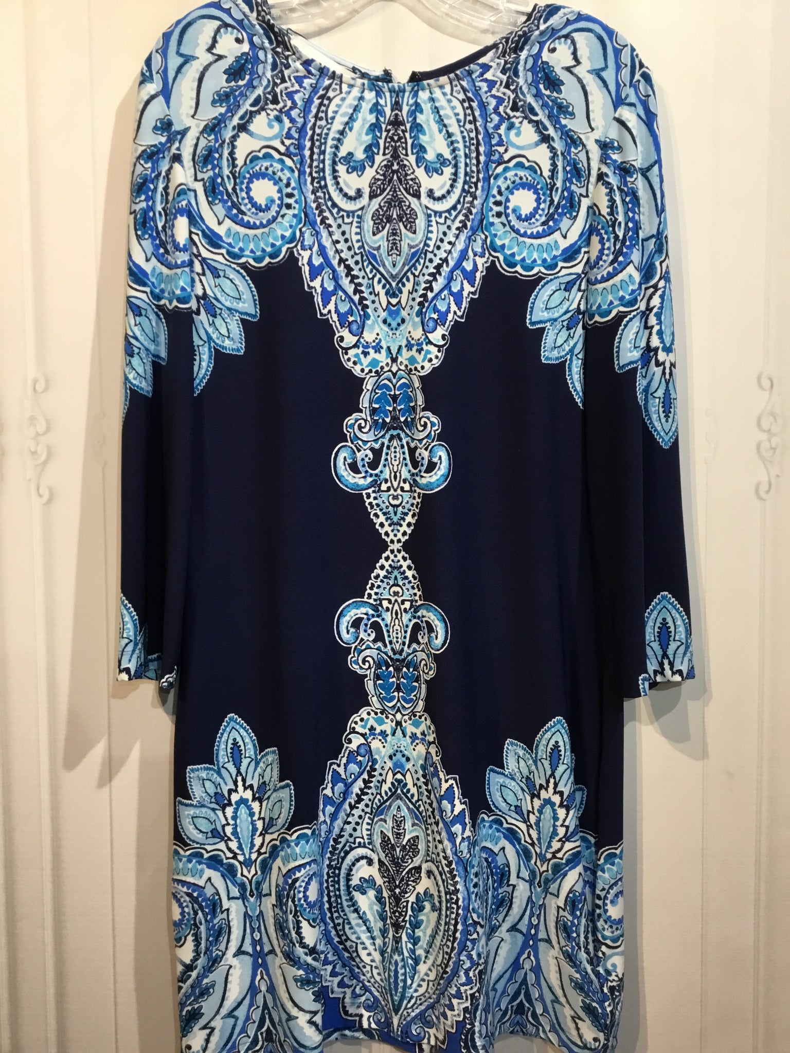 Donna Morgan Size M/10 Blue DRESS/1 PIECE