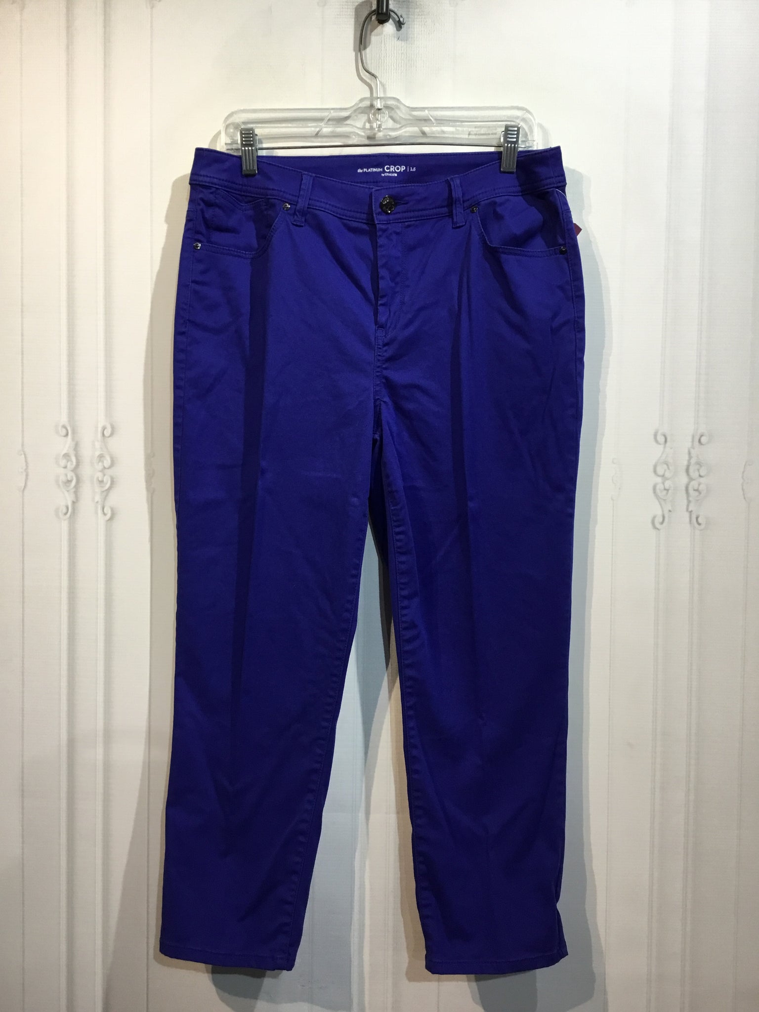 CHICO'S Size M/10 Blue Bottoms