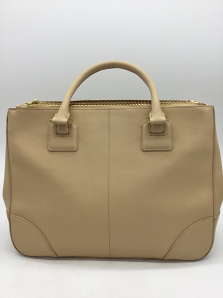 LUXURY Tory Burch Size Medium Beige Purses/Wallets