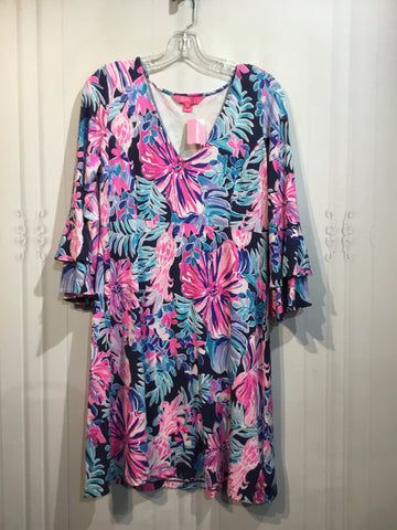 Lilly Pulitzer Size L Blue DRESS/1 PIECE