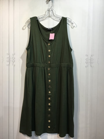 BTFBM Size XL Green DRESS/1 PIECE