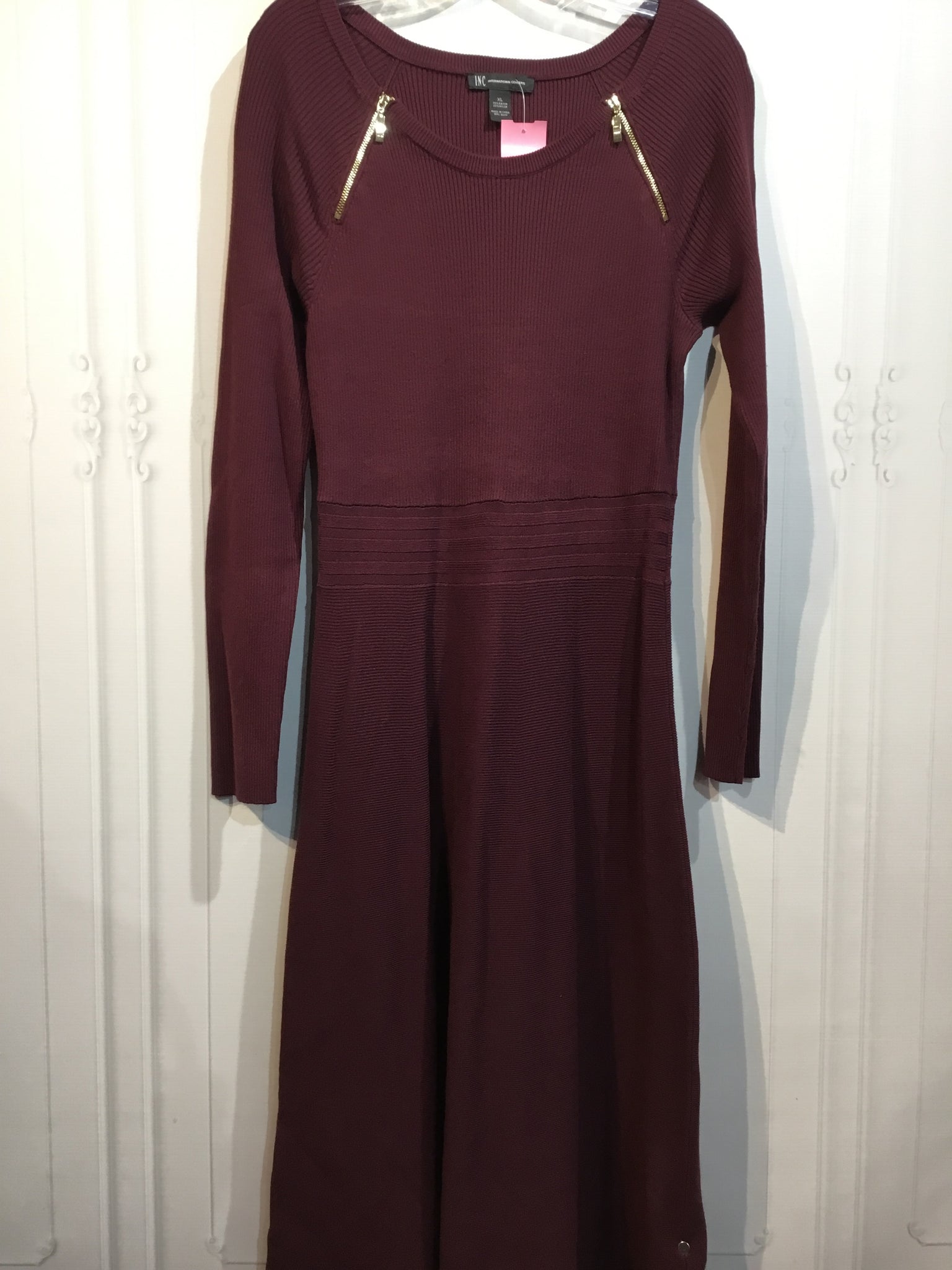 INC Size Extra Large Purple DRESS/1 PIECE