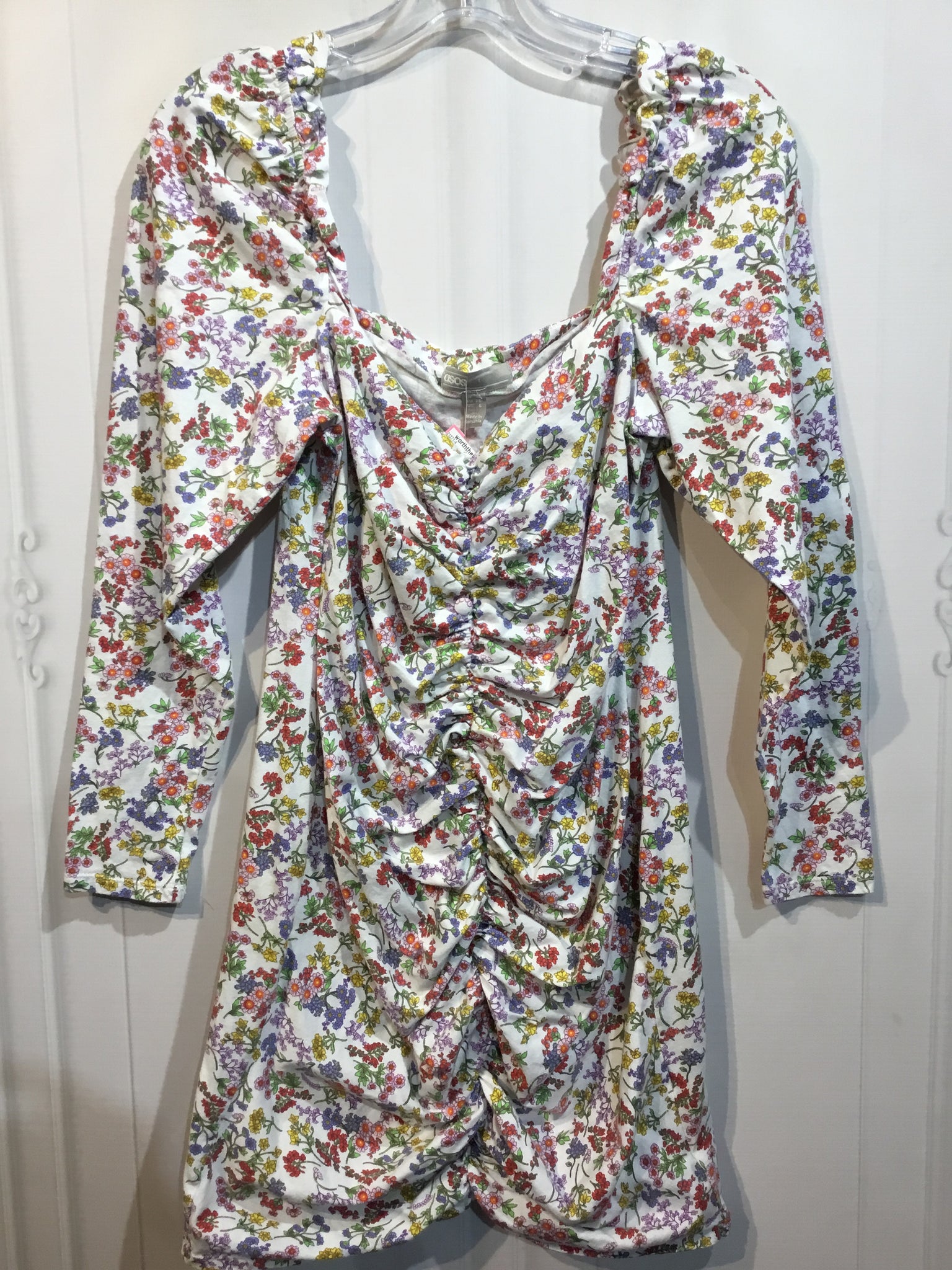 Asos Size S/6 White DRESS/1 PIECE