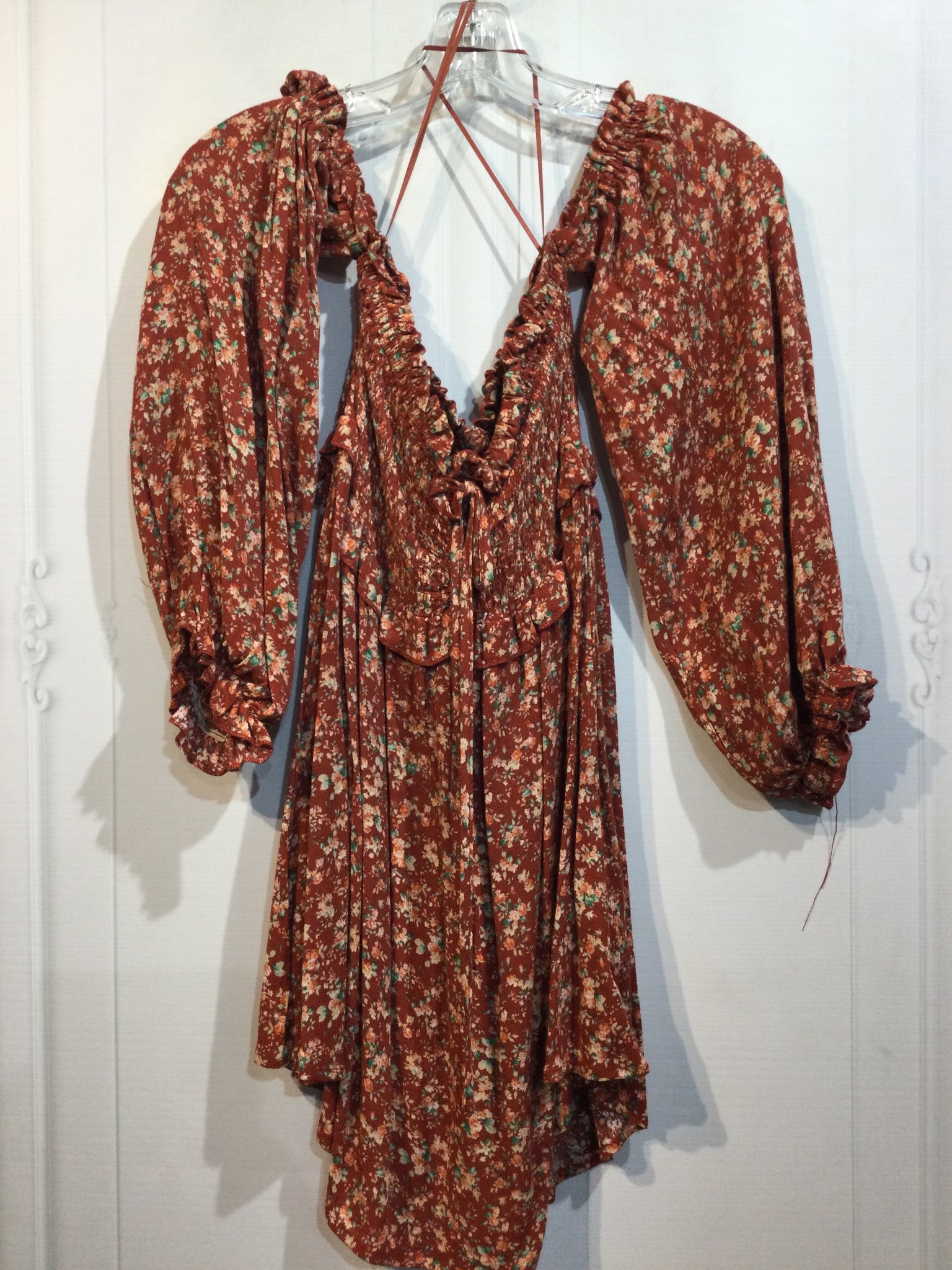 Blue B Size Medium Red DRESS/1 PIECE