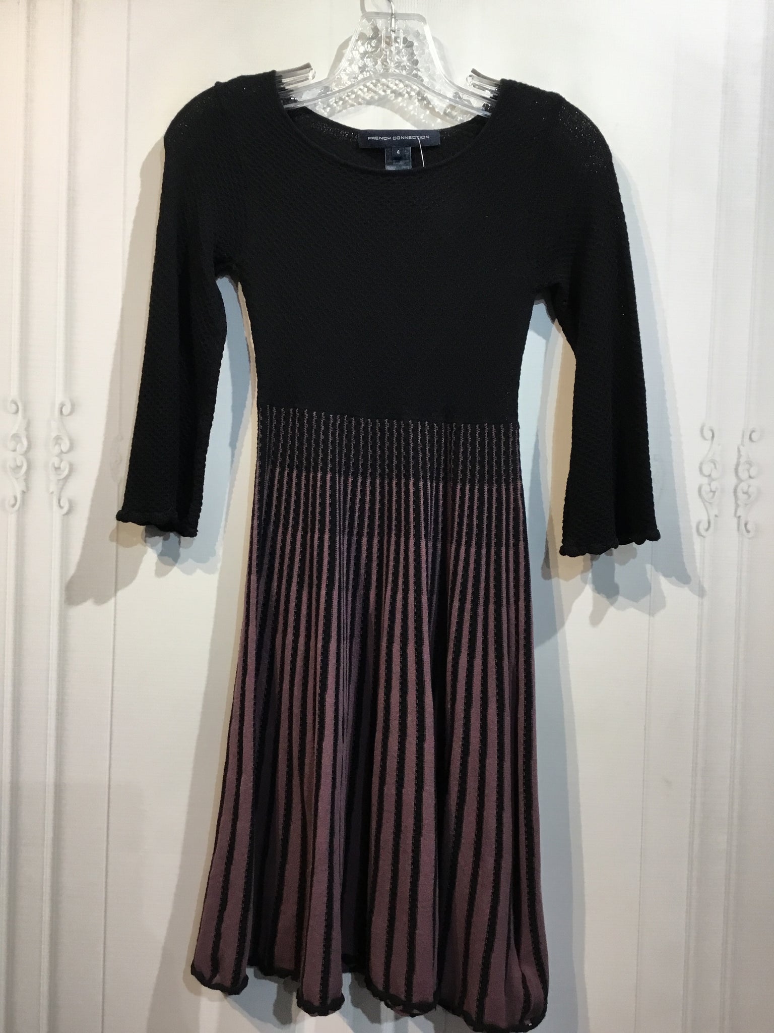 French Connection Size S/4 Black DRESS/1 PIECE