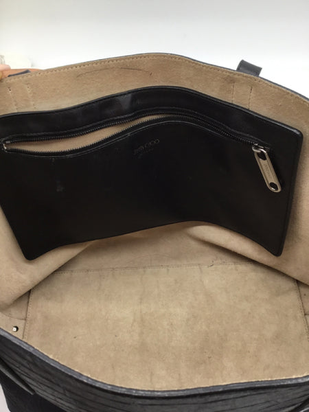 LUXURY Jimmy Choo Size Large Black Purses/Wallets