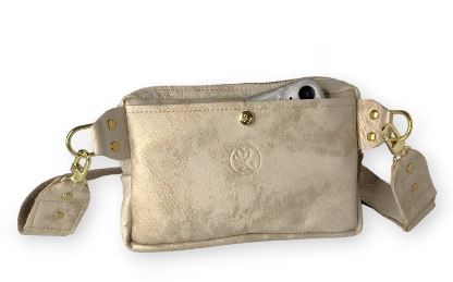 UPCYCLED  Louis Vuitton Stone Leather Belt Bag