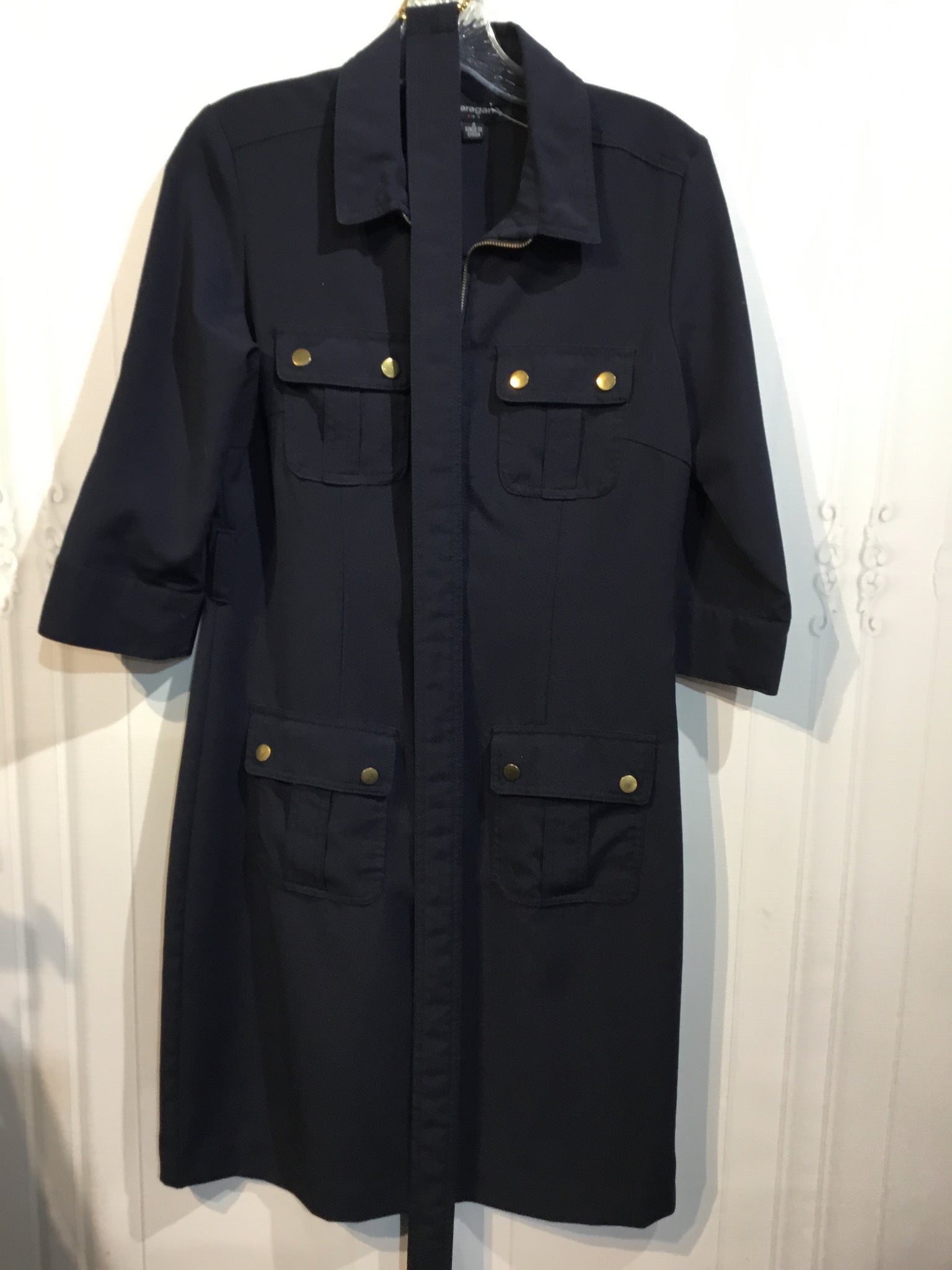 Sharagano Size S/4 Blue DRESS/1 PIECE