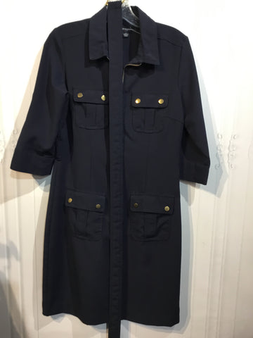 Sharagano Size S/4 Blue DRESS/1 PIECE